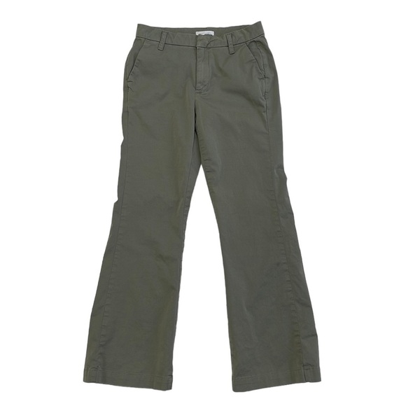 REVOLVE Outerknown Pants Bootcut Organic Cotton Olive Green Size 2 - Picture 1 of 12